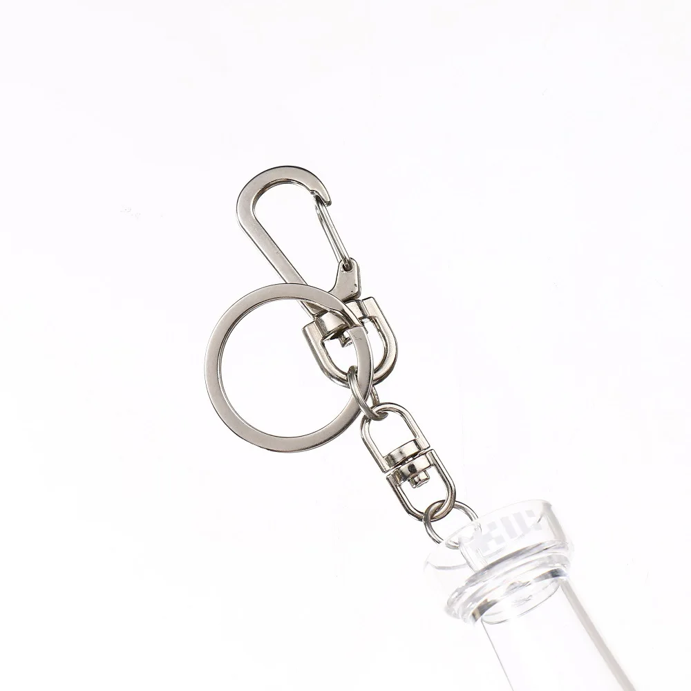 Mini Kpop ILLITS Lightstick Keychains YUNAH MINJU MOKA WONHEE IROHA Light Stick Bag Pendant Keyrings for Fans Gift