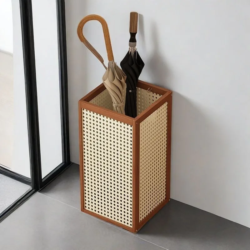 French Style Retro Umbrella Stands Floor-standing Home Storage Shelves Entrances Home Decoration Rain Gear Organize