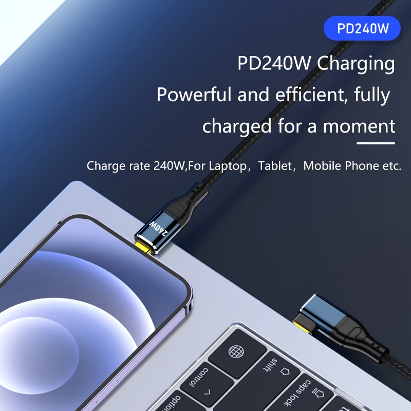 PD 240 واط USB C إلى نوع C كابل PD3.1 سريع شحن الحبل ل PS5 نينتندو التبديل سامسونج هواوي شاومي ممن لهم Oneplus ل ماك بوك #2