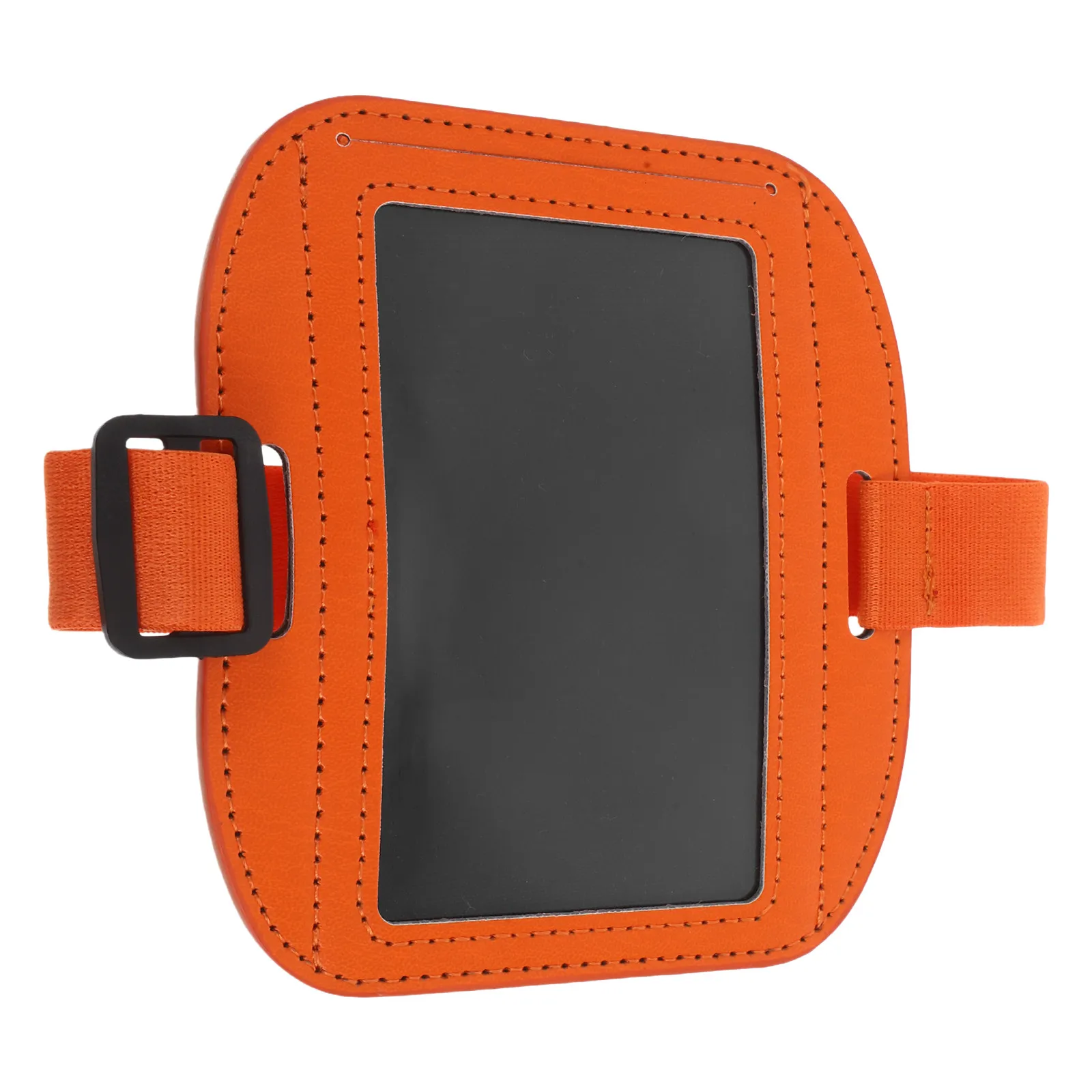 

Arm Badge Holder Waterproof Horizontal Id Armband Adjustable Elastic Orange for Nurses Security Workers Office