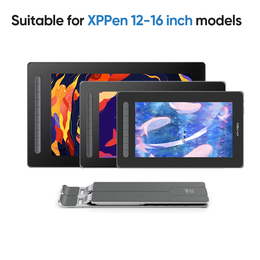 XPPen ACS05 Multifunctional Metal Drawing Bracket Pen Display Portable Stand for 12-16 Inch Models Artist 12 2nd Gen