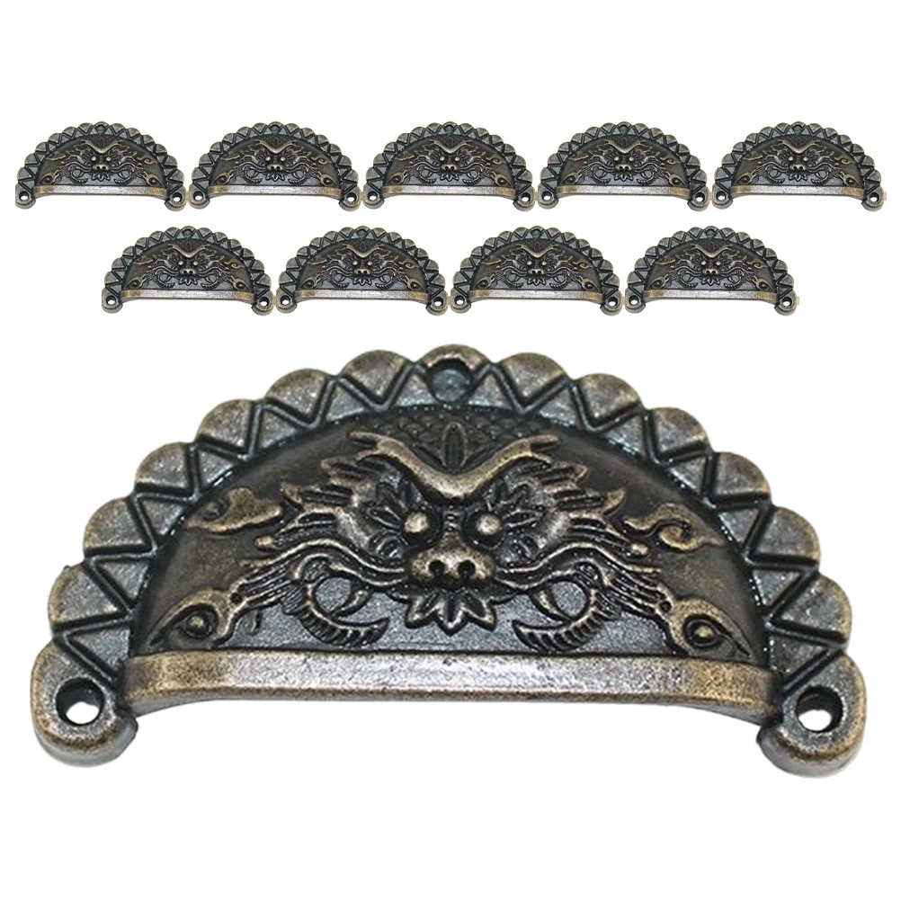 

10 шт., ручка для шкафа, медная ручка для выдвижного ящика для кухни, мебель для ванной комнаты, декоративная фурнитура, обновленный домашний стиль