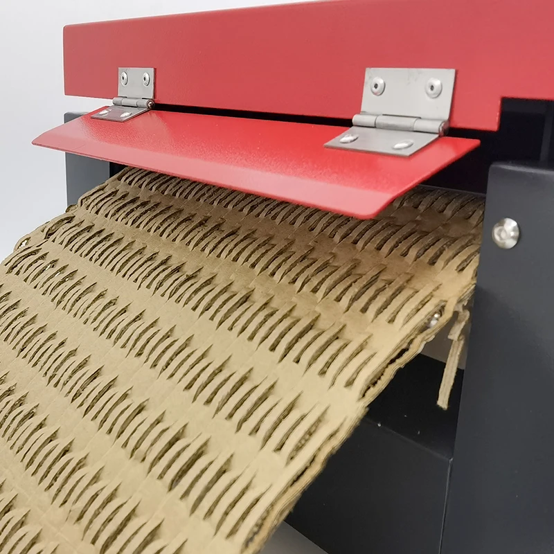 Cardboard Expanding Cutting Machine For Paper Cushion Making Reused Corrugated Paper Carton Honeycomb Paper Machine For Shop