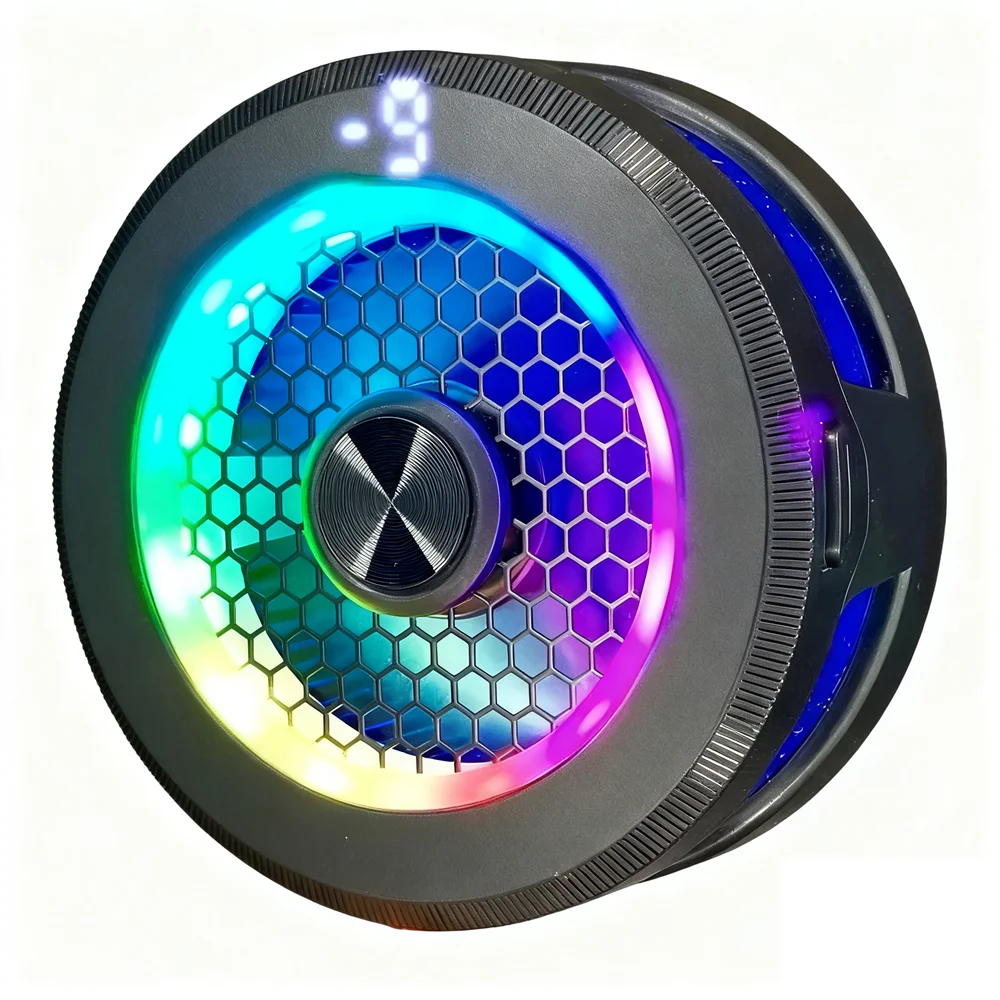 مبرد تبريد الهاتف المحمول ، 15 واط ، مبرد أشباه الموصلات ، تجميد بارد ، ليد ملون ، لا ضوضاء ، شاشة عرض مؤقتة #6