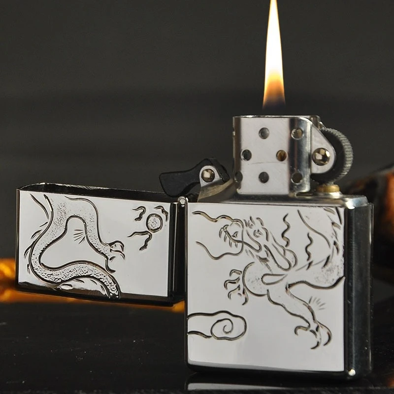 

Керосиновая зажигалка CHIEF, винтажная машина из чистой меди, элитный подарок для мужчин, небольшой инструмент, аксессуары для курения