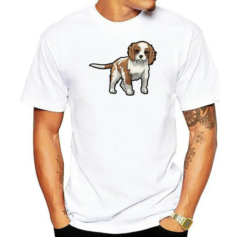 Cute Blenheim Cavalier King Charles Spaniel T-Shirt    T-shirt