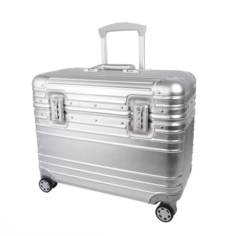 Trolley Pilot Case Travel Bags Business Carry On Aluminium Pilot Case Luggage Suitcases