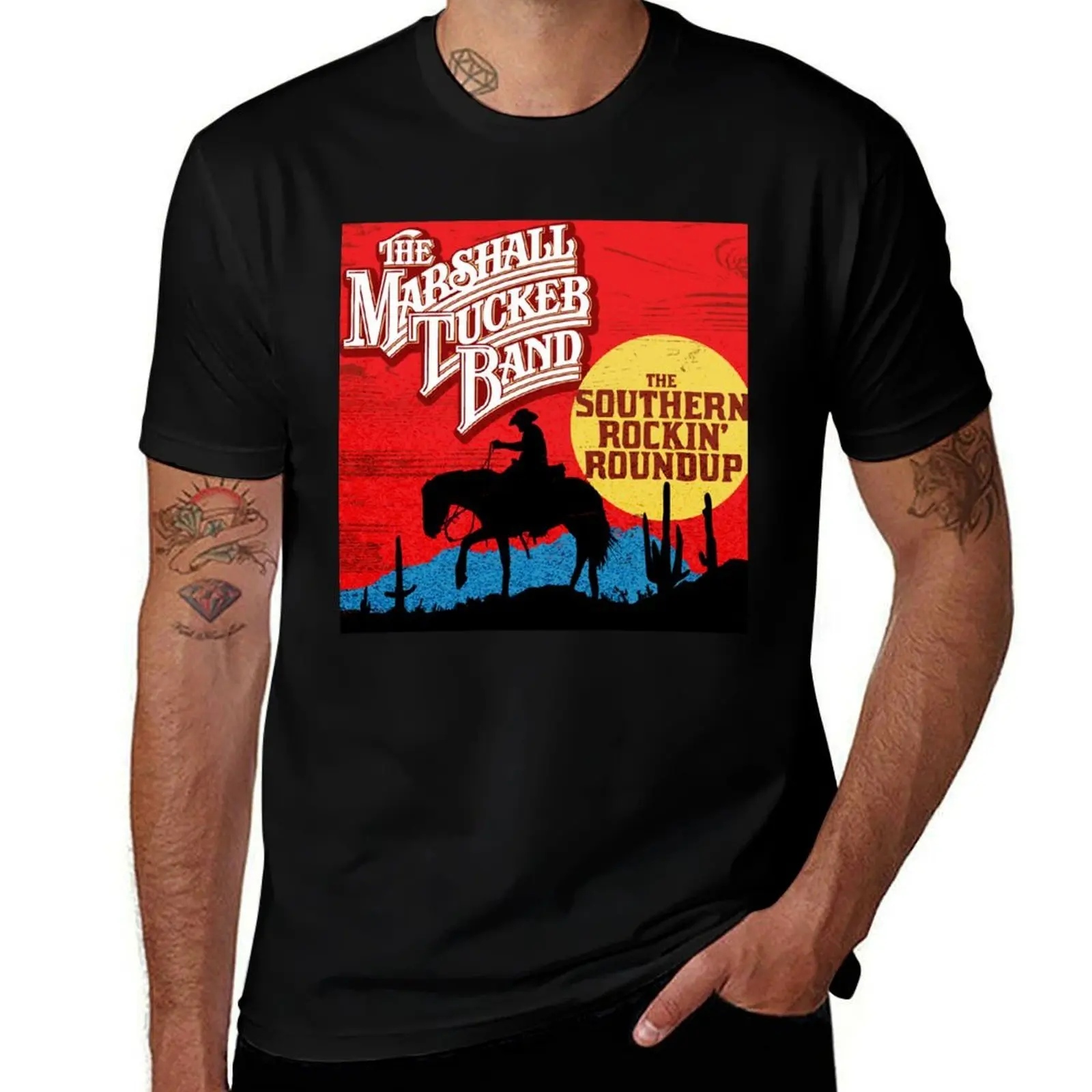 

The Tucker Rockin's Roundup Tour 2020 For Fans T-Shirt t shirt man cotton funny t shirts cotton T-Shirt