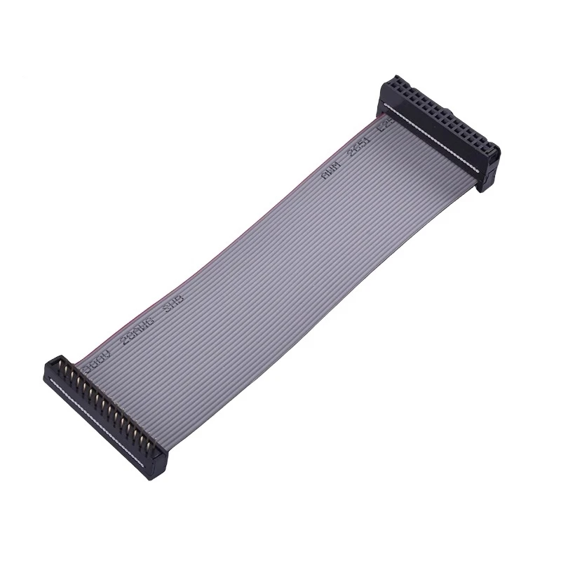 1PCS Gray cable IDC wire FC to FD(DC4) Solder plate male to female head spacing 2.54 2651 Forward