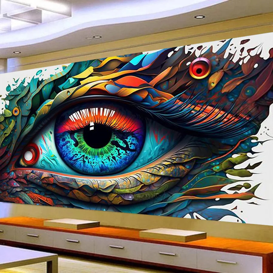 Beautiful Eyes Diamond Painting New Arrival Large Size Fantasy World Scenery Diy Full Mosaic Embroidery Picture Wall Decor