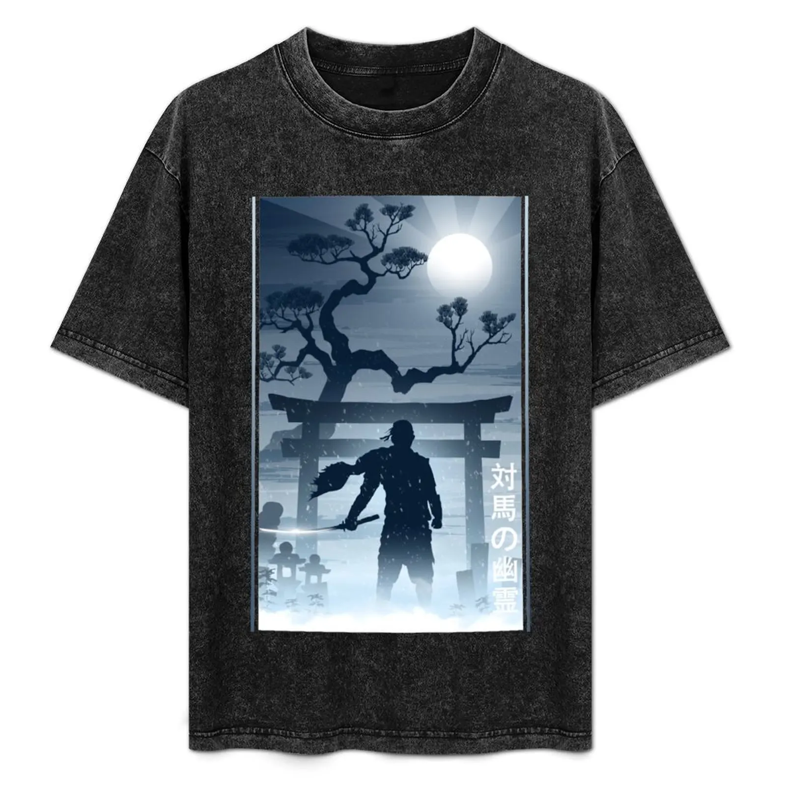 

The Moon Of Tsushima T-Shirt funny meme t-shirts anime clothes clothes mens white t shirts