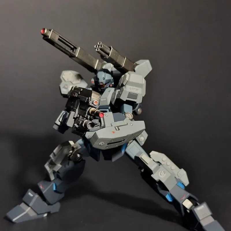 BAOBAO HG RGM-96X Jesta Cannon Action Figure - Kit de modelo de montagem em escala 1/144 U.C.0096 Anime colecionável para presentes de aniversário