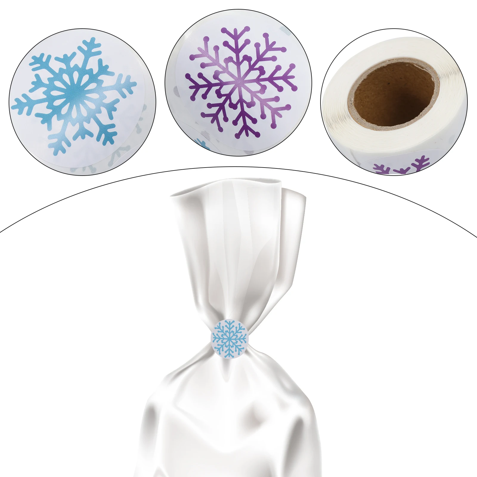 

Snowflake Stickers Decoration Decorations Ornaments Diy Manual Party Glitter Snowflakes Holiday