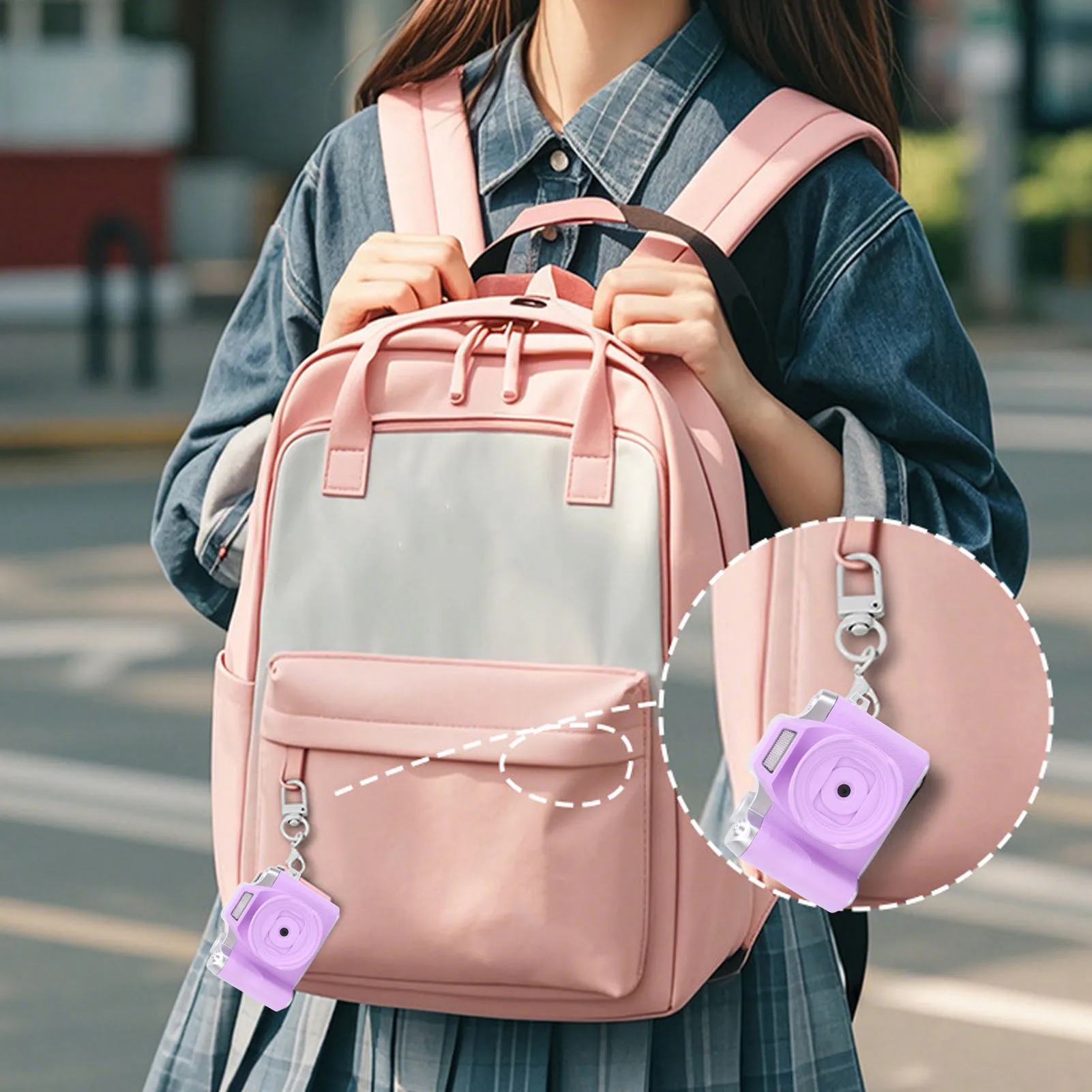 48MP Digital Camera Auto Focus Camera with 18X Digital Zoom 1.54 Inch  Screen for Travel Photography 18x Digital Zoom Camera