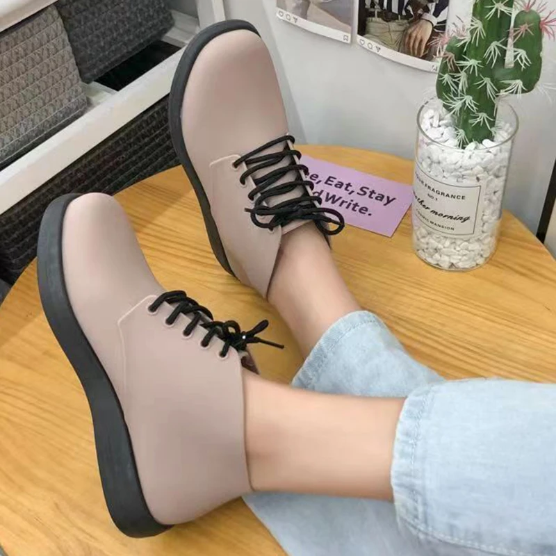 Women\'s Rain Boots 2023 Spring Autumn PVC Waterproof Shoes Fashion Solid Color Female Ankle Boots Women Autumn Rain Shoes Boot