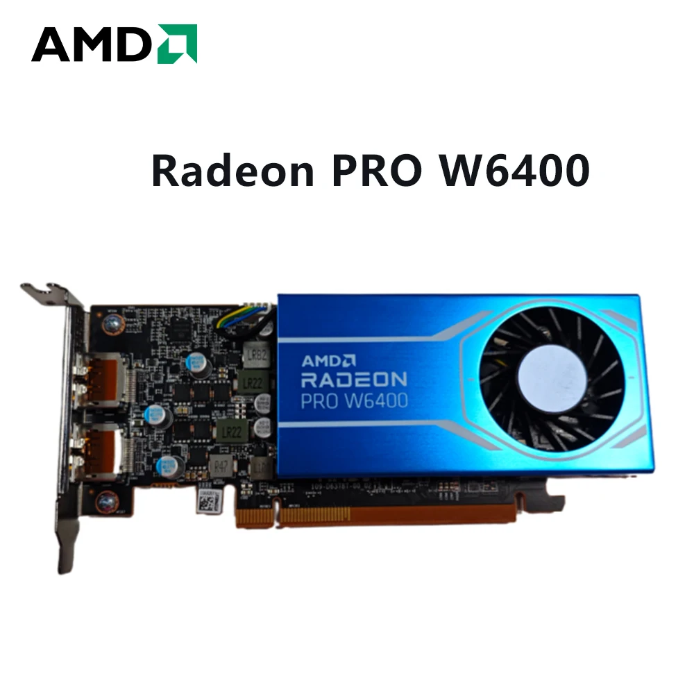 

Видеокарта AMD Radeon PRO W6400 Professional 4 ГБ GDDR6 для настольного компьютера