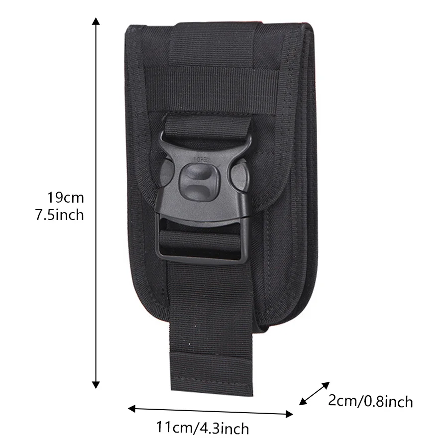 Outdoor sports phone case MOLLE training waist bag hanging bag multifunctional phone case small bag
