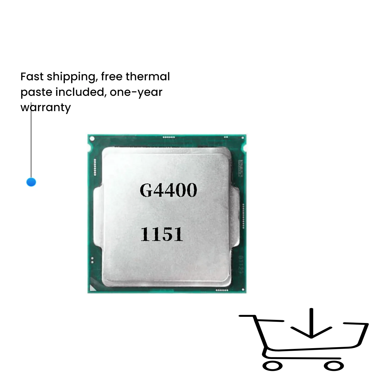 

Pentium G4400 3.3GHz Dual-Core LGA 1151 processor