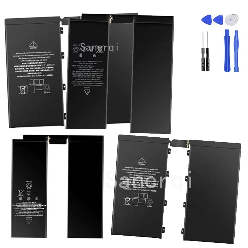 Laptop Battery For iPad 2 3 4 5 Air 1 A1474 For iPad 6 Air 2 Mini 2 Tablet Replacement Batteria 5400mAh for iPad1 Battery +Tools