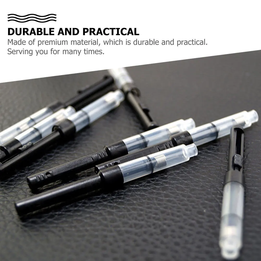

30Pcs Simple Ink Fill Assistant Smooth Flowing Liquid Ink Practical Stationery Office Use Fountain Pen Accessories