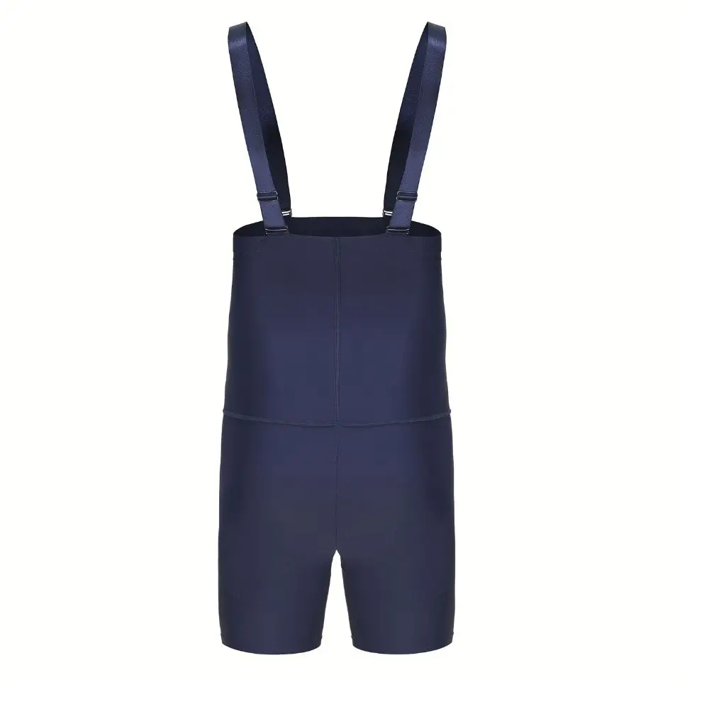 Men's Body Shaper High Waist Tummy Control Shapewear Underwear Boxer Shorts With Removable&Adjustable Straps For Anti Roll Down