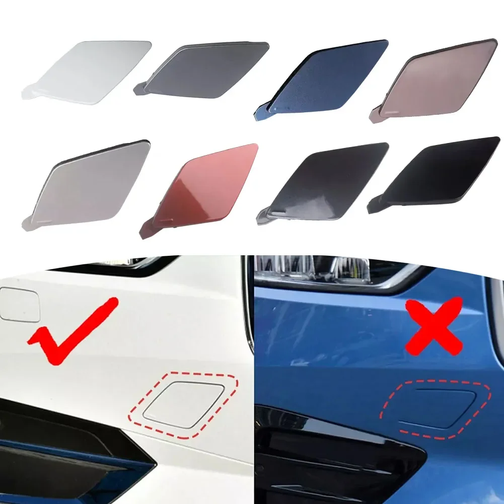 1pcs PAINTED Car Front Bumper Cap Tow Hook Eye Cover For-Volvo For XC60 2018-2021 Front Bumper Towing Hook Cover Shell Cap