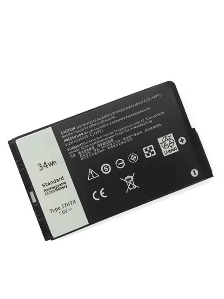 Imagem -03 - Bateria do Portátil Dell Latitude 7.4v 26wh 7xntr 7.6v 34wh J7htx 2jt70 Dell Latitude 12 7202 7212 7220 T03h001 T03h002 02jt70