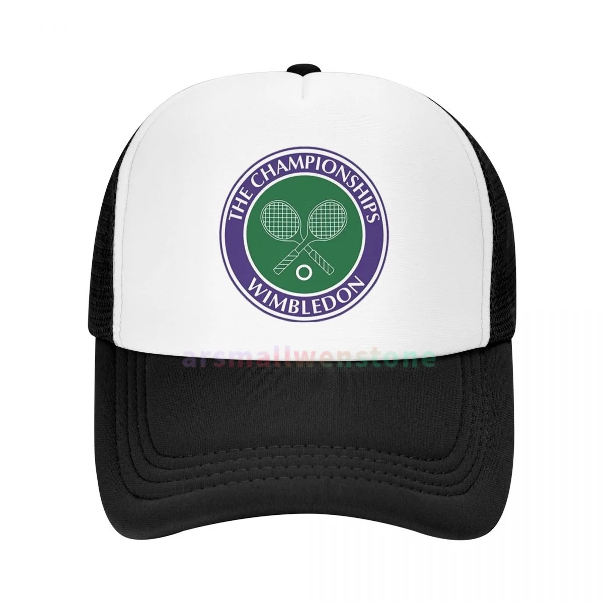 Wimbledon Unbeatable Comfort and Style: Baseball Cap All Day Comfort Mesh Snap Back Black Trucker Hat