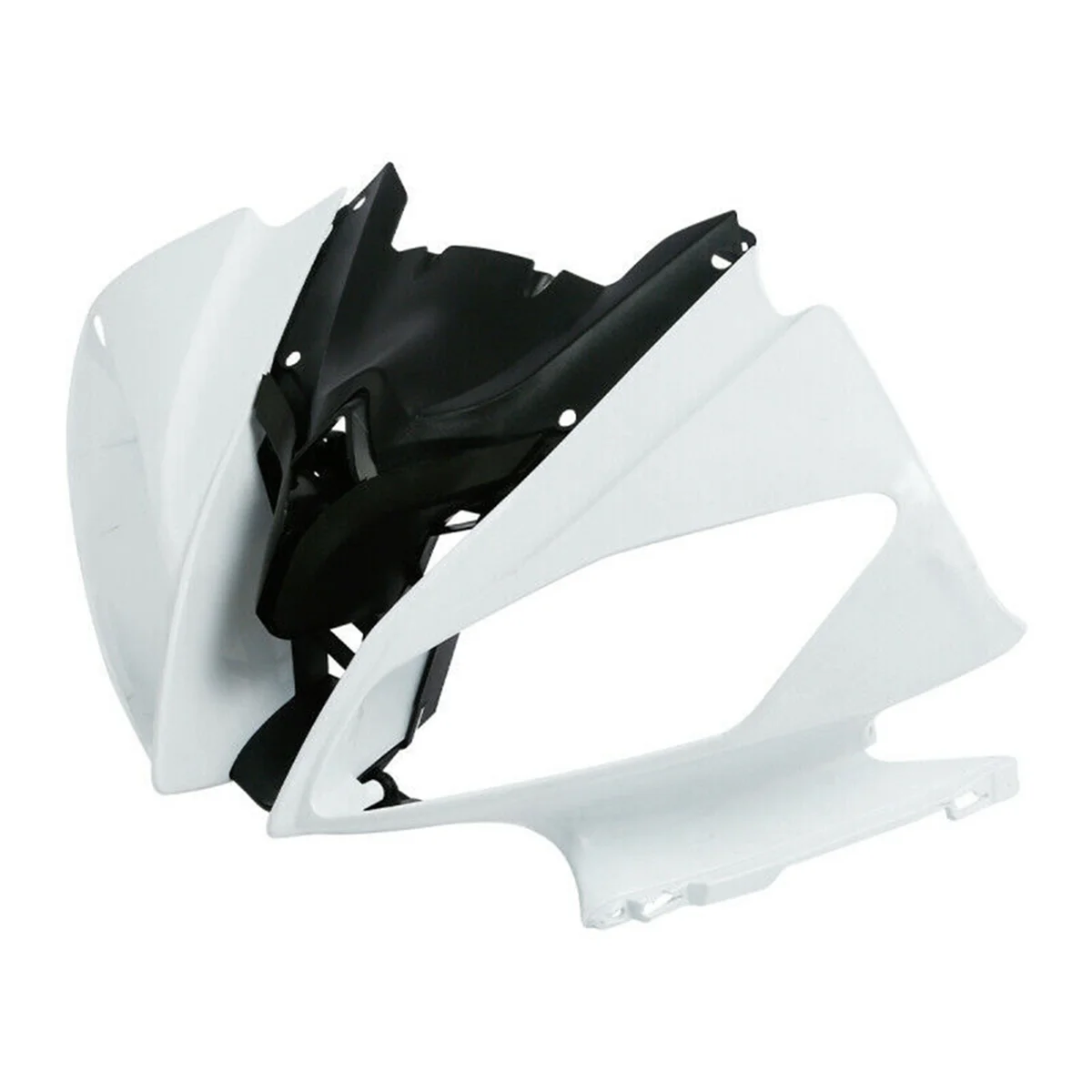#415I Unpainted Upper Front Fairing Cowl Nose for YAMAHA YZF R6 2008-2016 Motorcycle Accessories (White & Black)