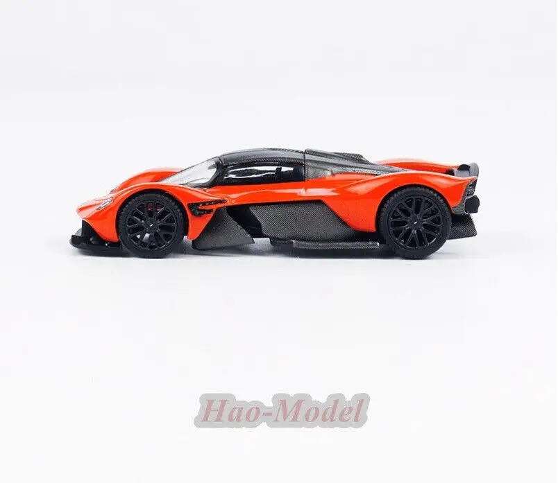 TSM MINIGT 1/64 For Aston Martin Valkyrie Alloy Diecast Model Car Simulation Toys Birthday Gifts Hobby Display Collection Orange