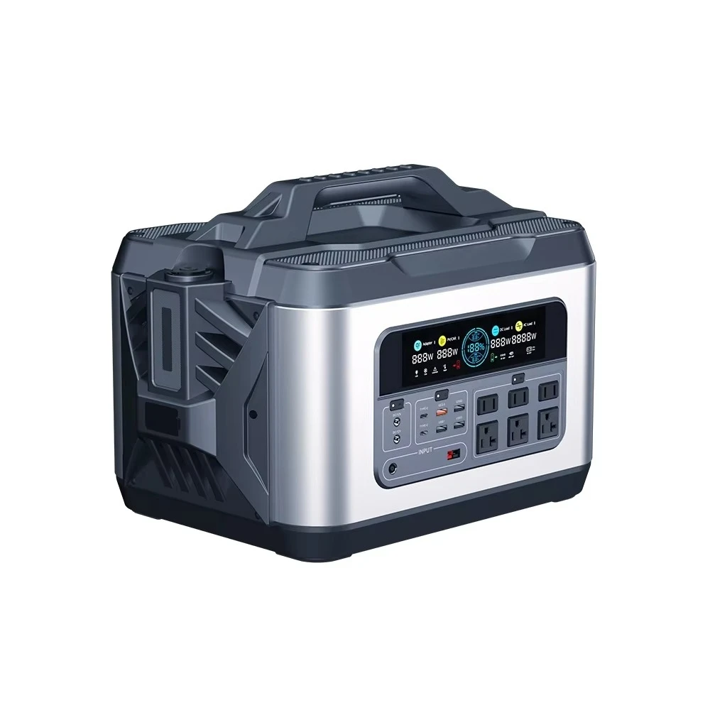 2200 Watt Portable Solar Generator Power Station Solar Charging Generator with Power Pack Battery