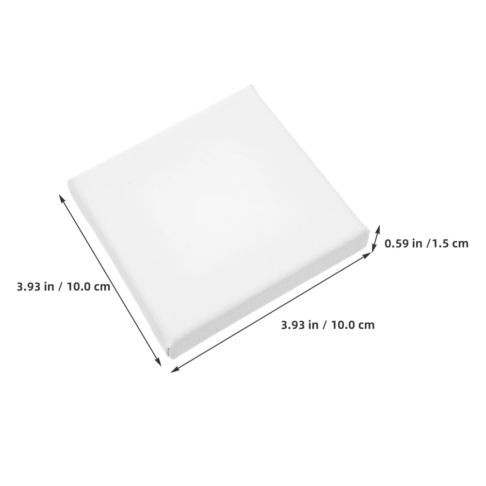 6 قطع قماش فارغ مع إطار مجموعة قماش اللوحة الصغيرة للفنون والحرف اليدوية والمشروعات المدرسية واللوازم الفنية المحمولة لجميع مستويات المهارات #2