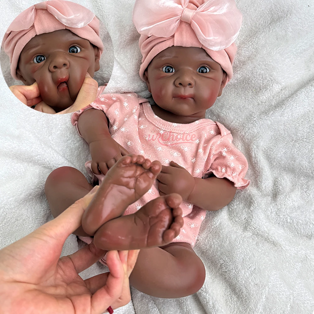 

Художник, ручная роспись, силиконовая кукла Reborn Baby, 48 см, для девочек Bettie, легко чистящаяся 3D-кожа с открытым ртом для серьезных коллекционеров