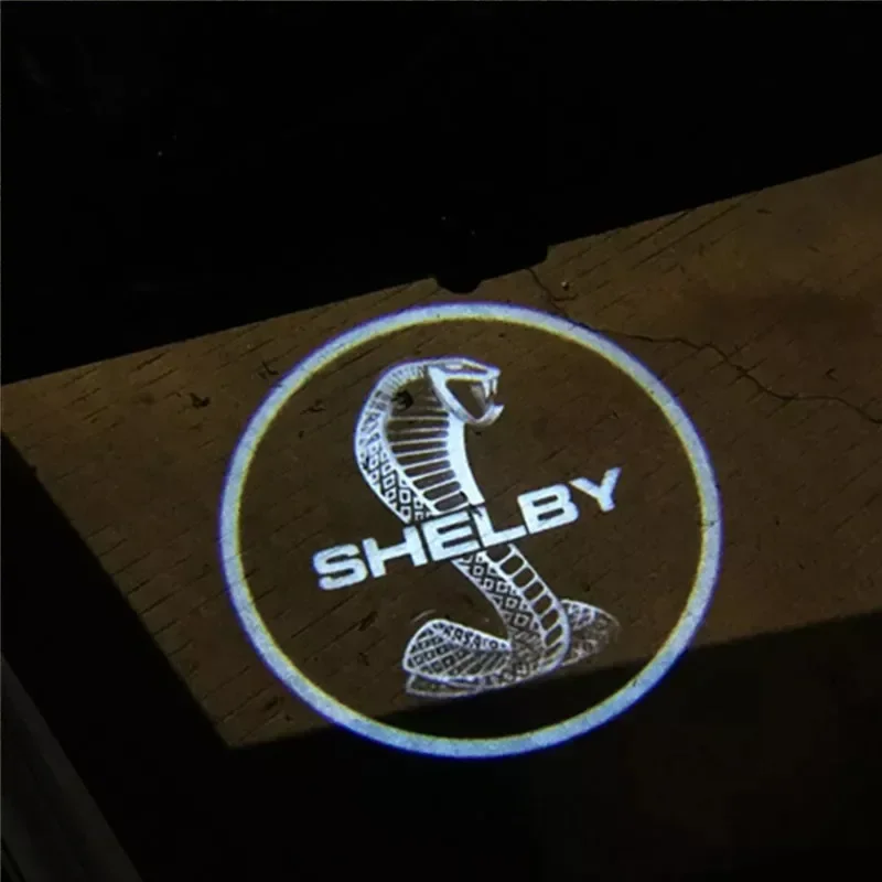 

For Ford Mustang GT500 SVT Shelby Fender Car-styling LED Car Door Logo Projecteur Light Car Styling Welcome Courtesy Accessories