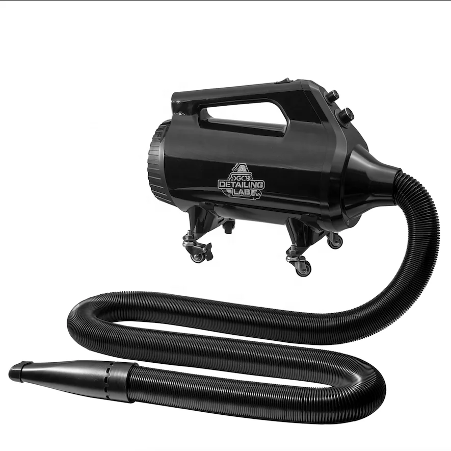 

SGCB Car Wash Hot Air Dryer Blower with Wheels Car Dryer Detail Blower with 1.8M Long Hose