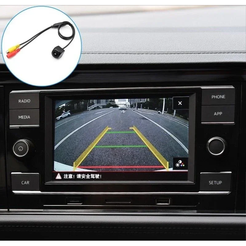 JISUIDA 170°AHD Dynamic Trajectory Vehicle rear view Camera Car reversing black fisheye lens night vision waterproof universal