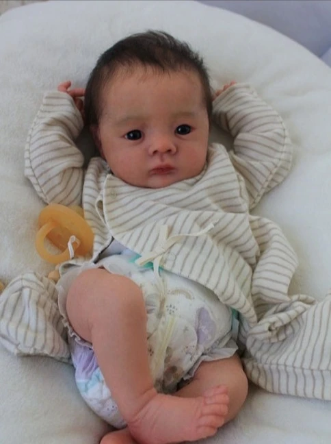 NPK 19''High Quantity Unfinished Unpainted  Reborn DIY  Doll Parts Jule with Cloth Body and Eyes Hand Painted Dolls Kit