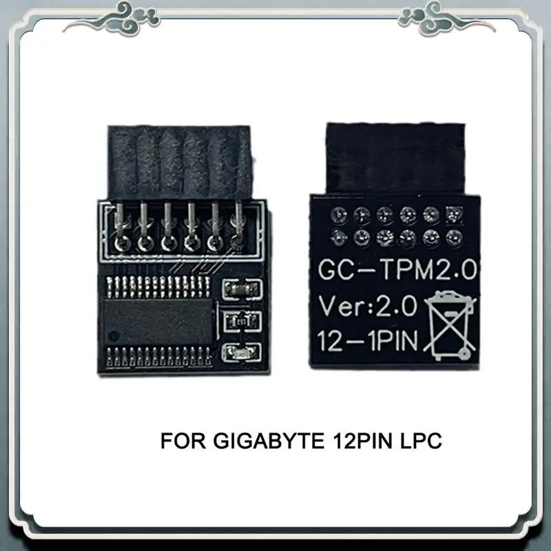 ABIJ-2X TPM 2.0 Modul Keamanan Enkripsi Kartu Jarak Jauh Modul LPC-12PIN untuk GIGABYTE 12PIN LPC TPM2.0 LPC 12 Pin