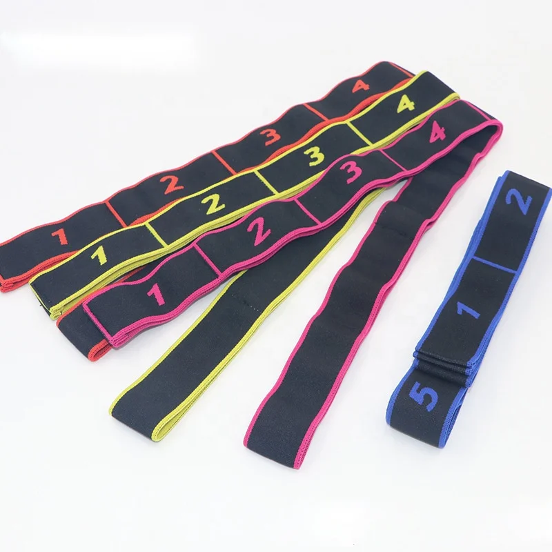 Exercise Pull Strap Sports Yoga Bands Outdoor Latin Dance Stretch Belt Cotton Yoga Resistance Elastic Band