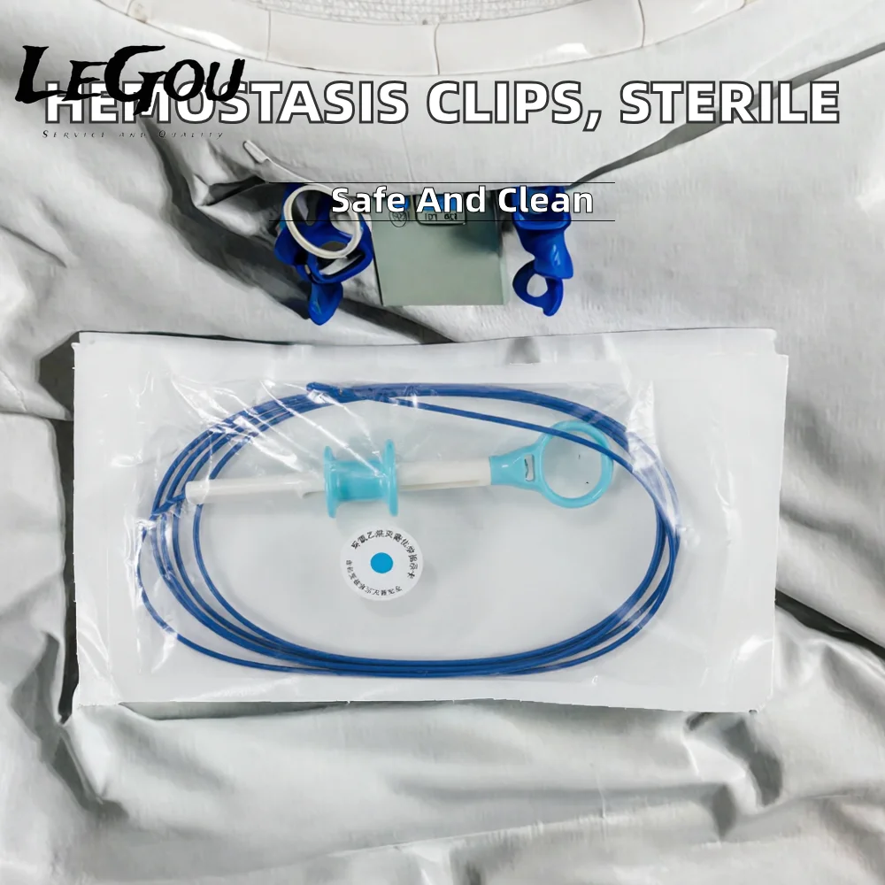 LeGou Disposable Plastic Endoscopy Hemoclips for Gastrointestinal Bleeding EOS BleedingStops Surgical Operation Hemostasis Clips