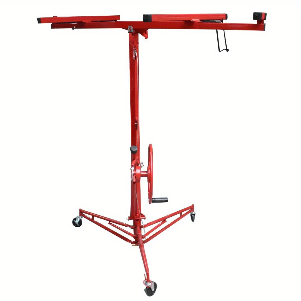 16FT Drywall Lift Sheetrock Lift Rolling Panel Hoist Jack Lifter Fit for Drywall Panels