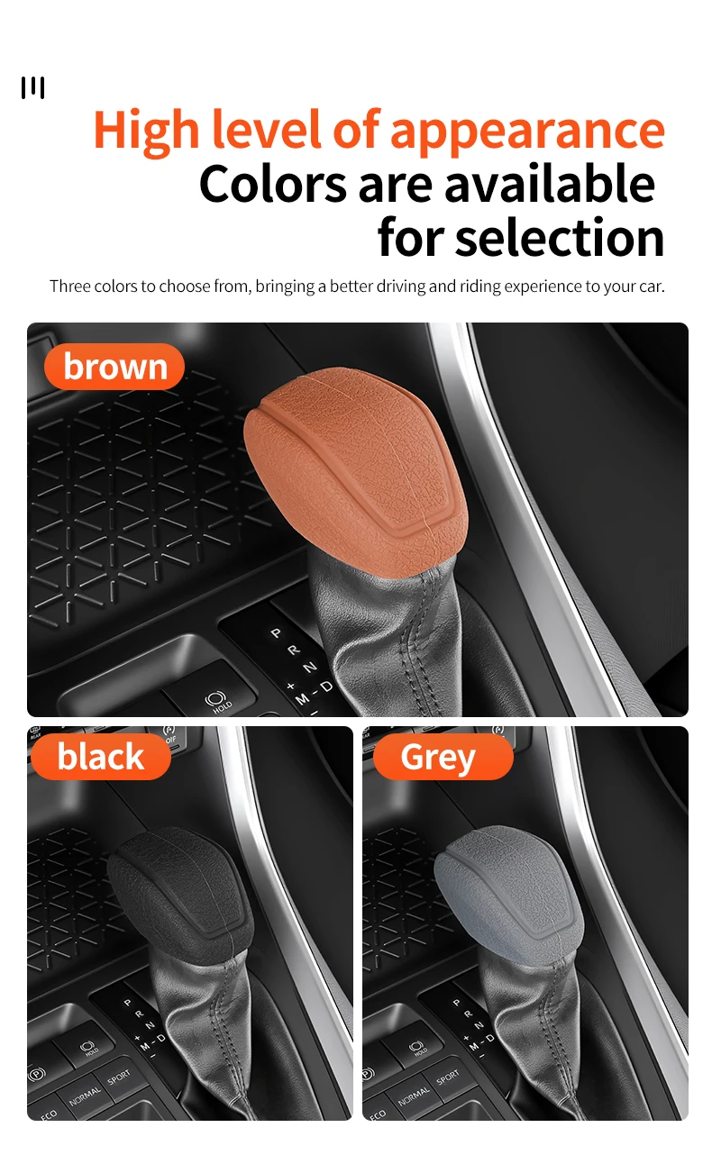 Schaltknauf-Abdeckung, verschleißfest, Schutzabdeckung, Zubehör für Corolla, RAV4, Highlander, Venza, Harrier, Camry, für Toyota – Detail 12