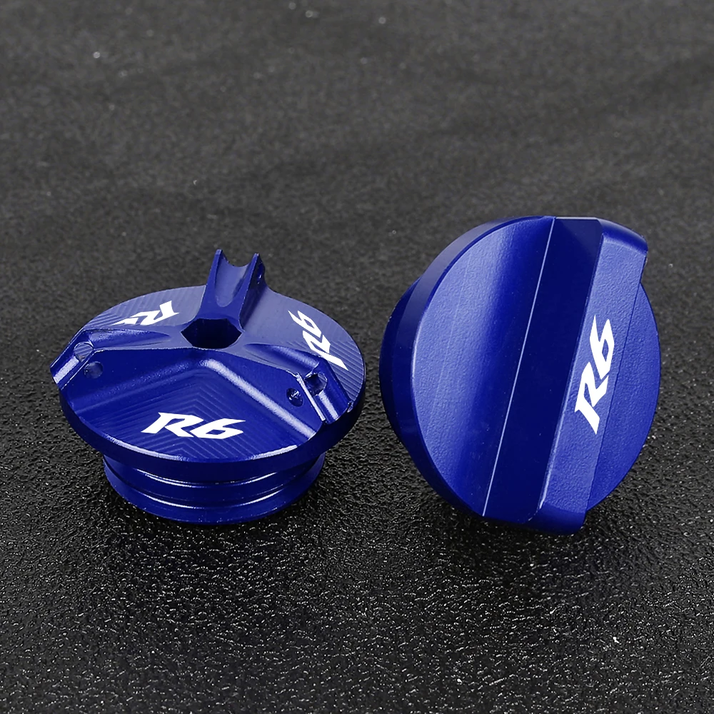 For Yamaha YZF-R6 YZF R6 YZFR6 1999-2016 2017 2018 2019 2020 2021 2022 2023 Motorcycle Engine Oil Filter Cup Plug Cover Screw 