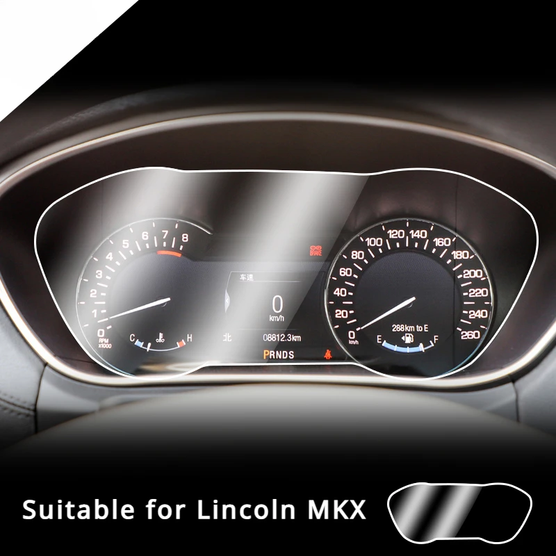 

For Lincoln MKX 2015 2016 2017 2018 LCD Dashboard Screen TPU Protective Film Anti-scratch Speedomete interior Car Accessories