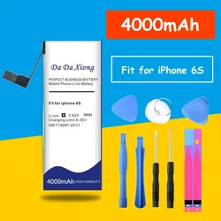 Dadaxiong-無料のツール付き携帯電話バッテリー,4000mah,iphone 6s, 6gs, iphone 6s用