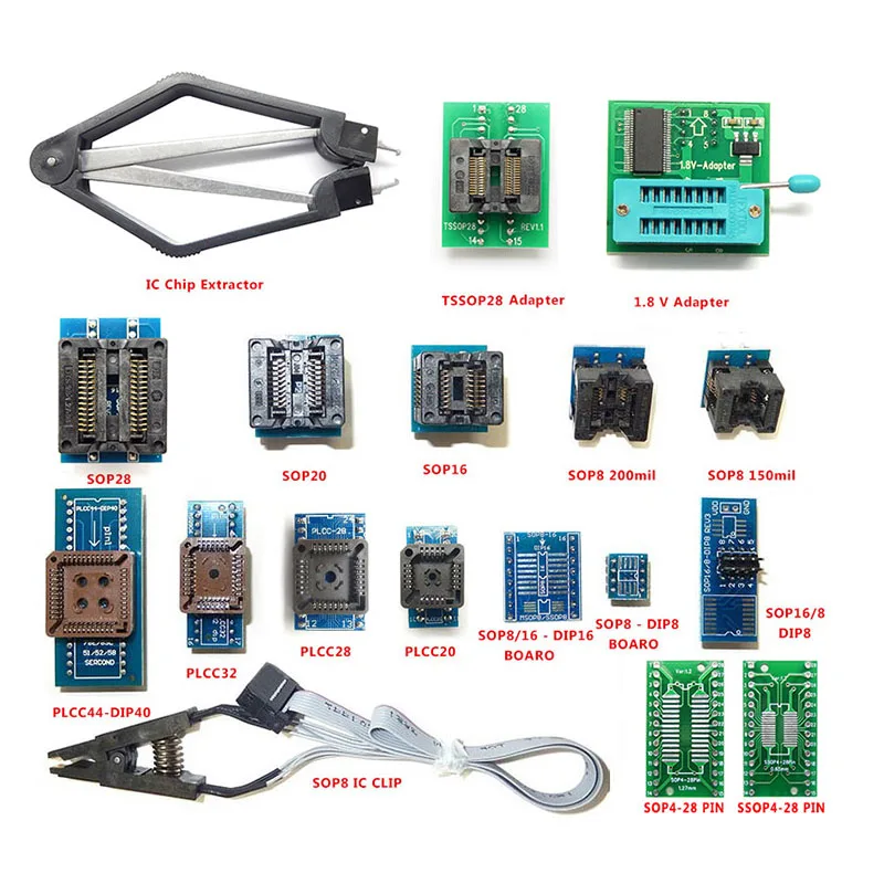 

16adapter Sockets for T76 T56 T48 RT809H