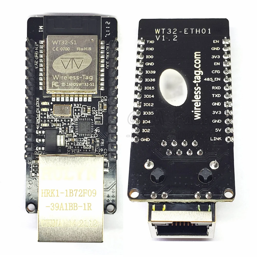 Placa de módulo inalámbrico WT32-ETH01, puerto serie integrado, red Ethernet para Combo Gateway, Bluetooth, WIFI, MCU, ESP32