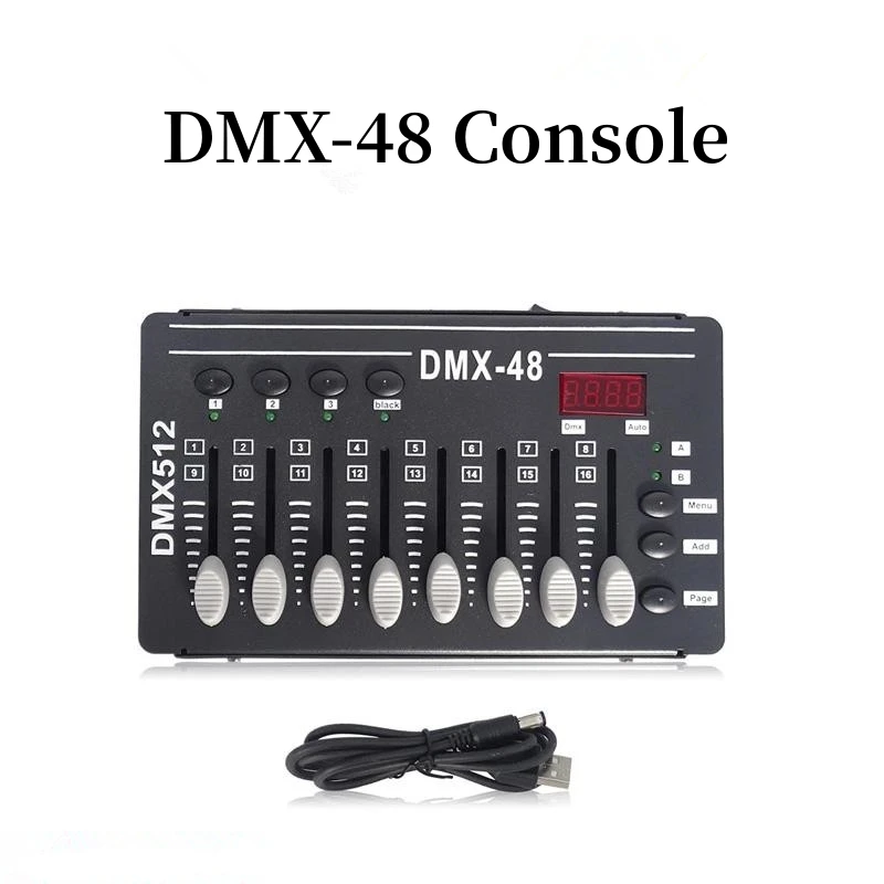 DMX Controller Mini DJ Lights Console Control Dmx512 LED Stage Lights Laser Projector Moving Head Smoke Cold Fireworks Machine