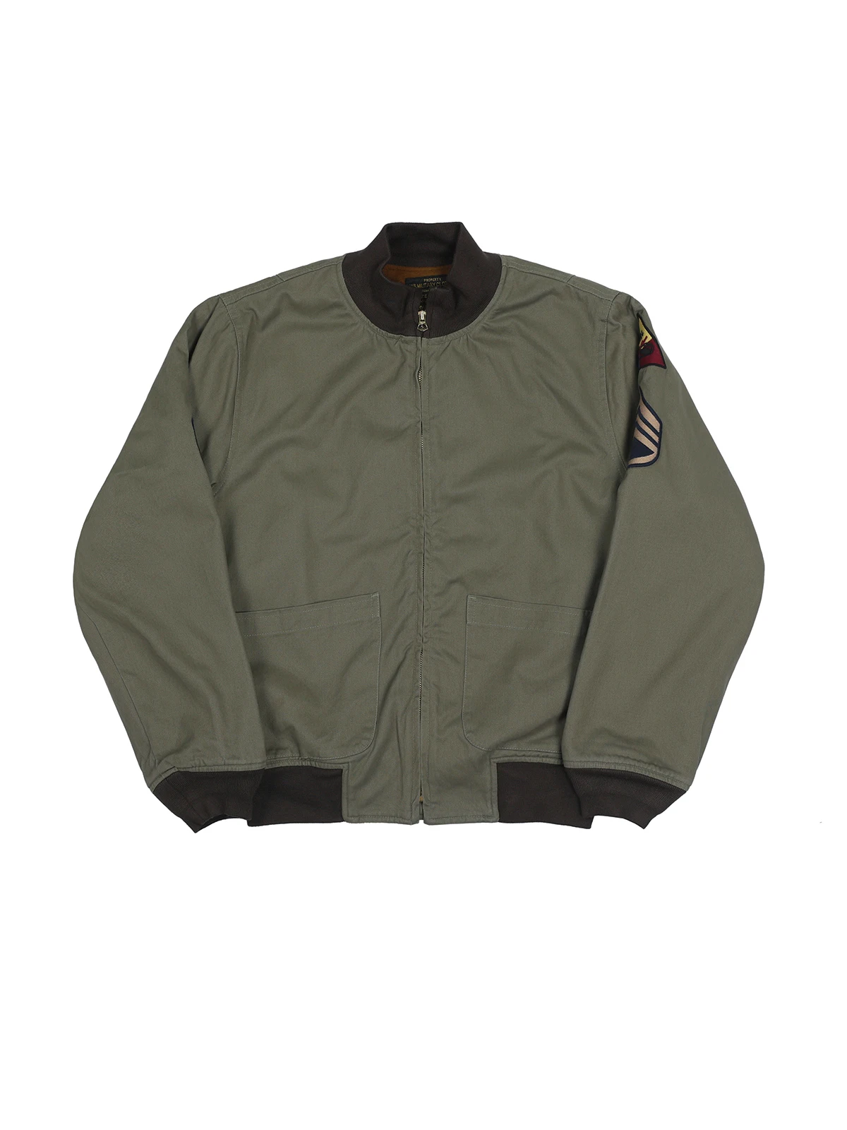 Fury 2nd Armored Wardaddy Tanker Jacket Vintage Repro Army Stand