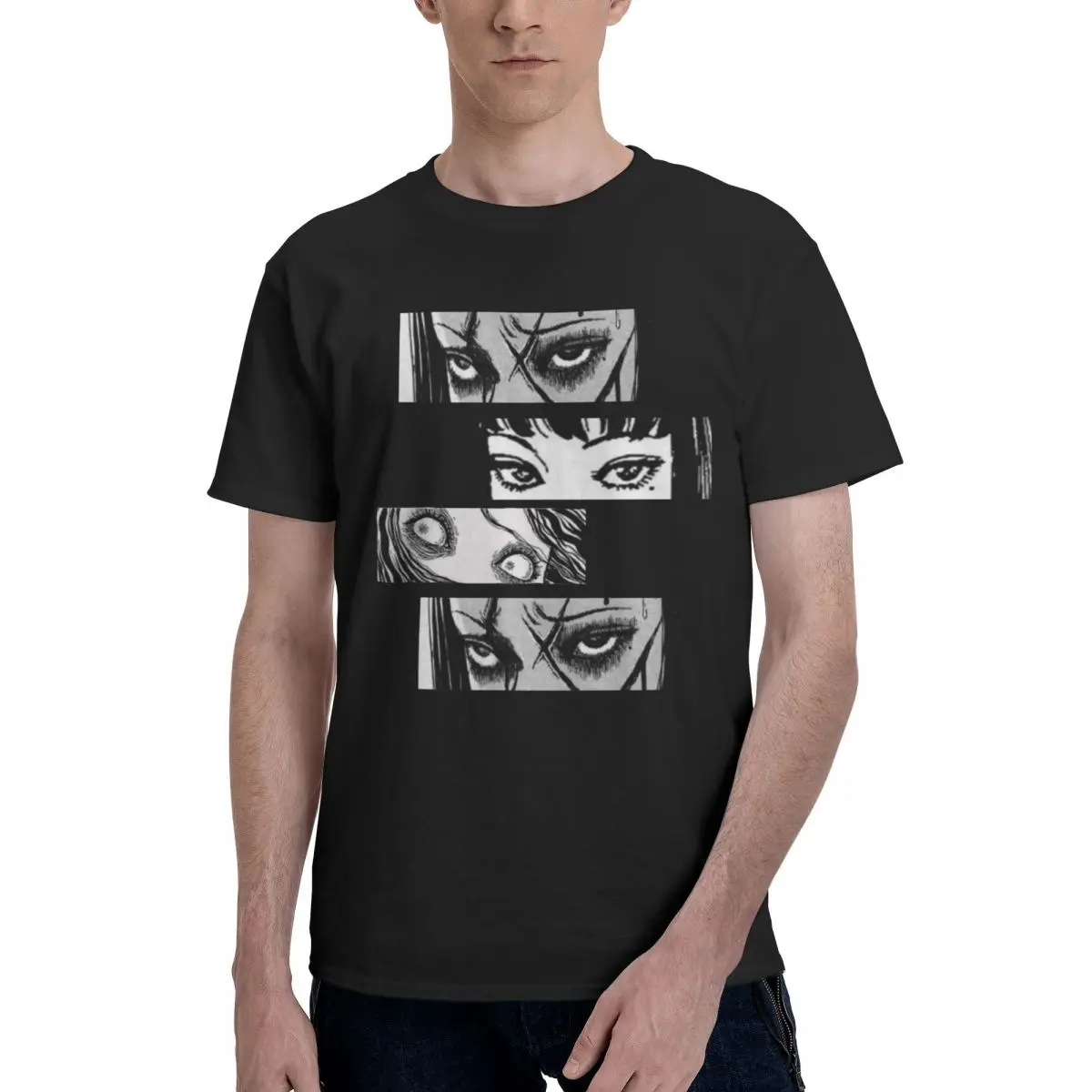 Junji Ito Tomie Horror T Shirts Graphic Y2K Idea Tees Men Women T Shirt Clothing